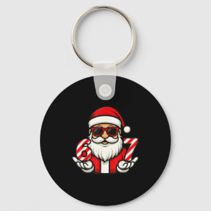 67 Christmas Meme Six Funny Santa  Keychain