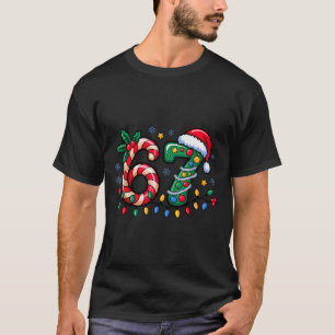 67 Christmas Meme Six Seven Xmas Funny Boys Girls  T-Shirt
