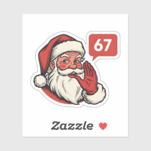 67 Christmas Merry Six Seven Brainrot Santa Claus