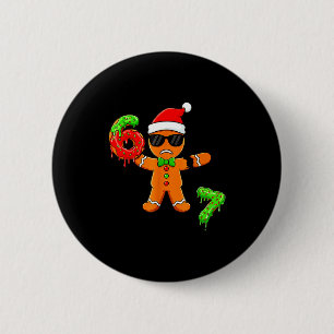 67 Christmas Oh Snap Gingerbreadman 6 7 Meme Xmas  2 Inch Round Button