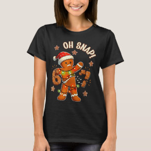 67 Christmas Oh Snap Gingerbreadman 6 7 Meme Xmas  T-Shirt