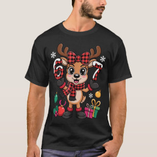 67 Christmas Outfit Women Meme Reindeer Six Seven  T-Shirt