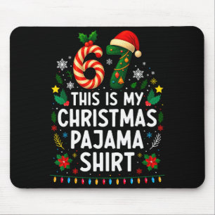 67 Christmas Pajama Shirt 6 7 Funny Meme Teen Boys Mouse Pad