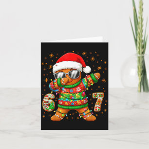 67 Christmas Six Seven Meme Gingerbread Santa Ligh Card