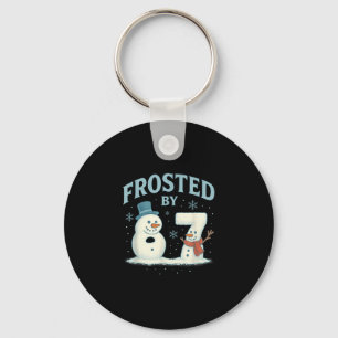 67 Christmas Snowman 6 7 Internet Meme Xmas 67 Keychain