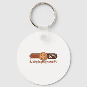 67 Cookies Baking In Progress Bar Six Seven Kitche Keychain
