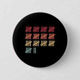 67 Counting Math Teacher Mathematics 67th Number V 2 Inch Round Button