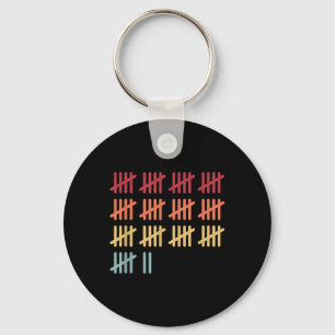 67 Counting Math Teacher Mathematics 67th Number V Keychain