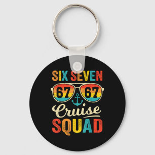 67 Cruise Squad 2025 Funny Kids Cruise Meme Matchi Keychain