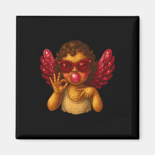 67 Cupid Bubblegum Angel Gem Style Valentine Aesth Magnet