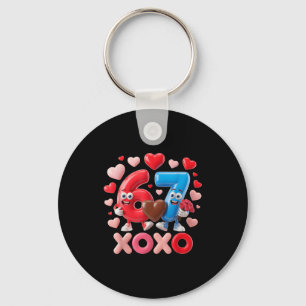 67 Cute Six Seven Gen Meme Couple Anniversary Vale Keychain