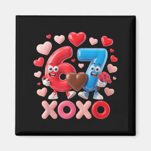 67 Cute Six Seven Gen Meme Couple Anniversary Vale Magnet
