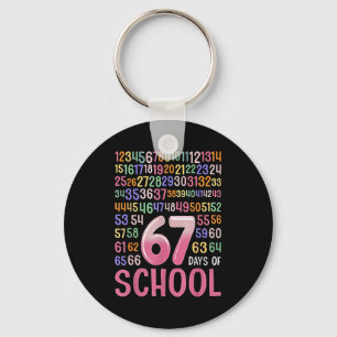67 Day Of School Six Seven Meme For Students Teach Keychain