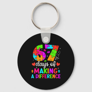 67 Days Of Making A Difference Funny Teacher Stude Keychain