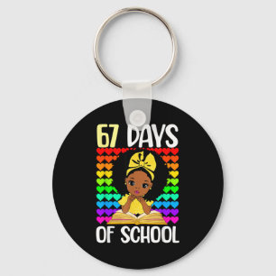 67 Days Of School 67th Day Smarter Six Seven Melan Keychain