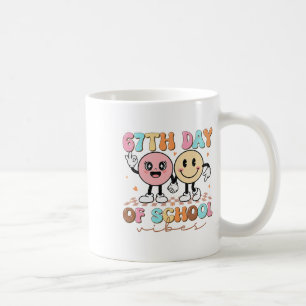 67 Days Of School For Girls Boy Kids Teacher Six S Coffee Mug