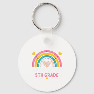 67 Days Of School Happy 67th Day Of 5th Grade Teac Keychain