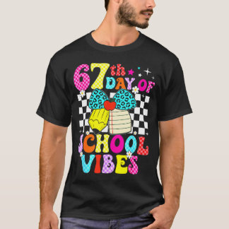 67 Days Of School Meme 100th Day Of School Vibes S T-Shirt