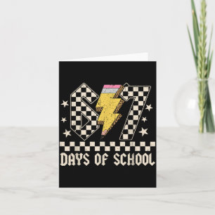 67 Days Of School Meme Slang Abcd Rock Boys Girls  Card