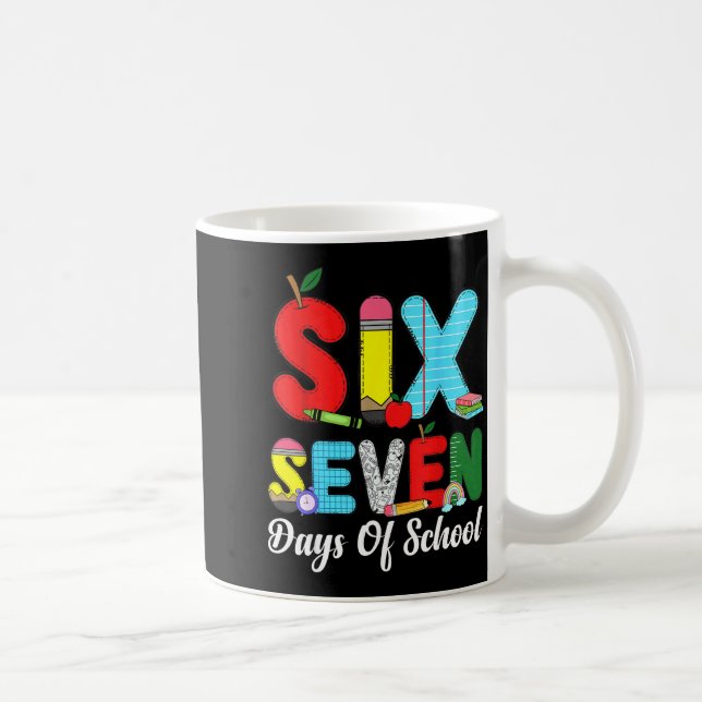 67 Days Of School Shirt Teacher Kids Funny 67 Meme Coffee Mug (Right)