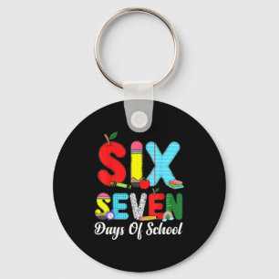 67 Days Of School Shirt Teacher Kids Funny 67 Meme Keychain