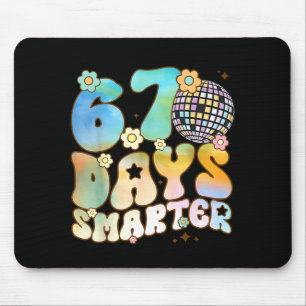 67 Days Smarter 67 Days School Teacher Students Me Mouse Pad