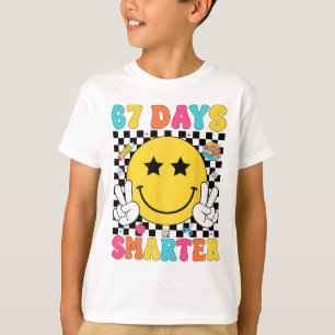 67 Days Smarter 67 Meme 6 7 Numbers Six Seven Teac T-Shirt
