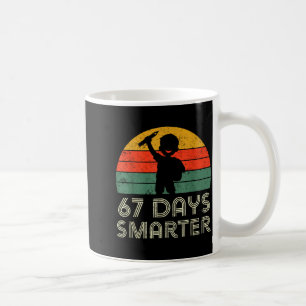 67 Days Smarter 67th Day Of School For Teacher Boy Coffee Mug