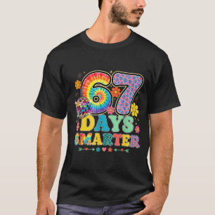 67 Days Smarter Tie Dye Girls Student Teacher 67 M T-Shirt