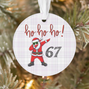67 Décoration de Noël Santa en dabbing