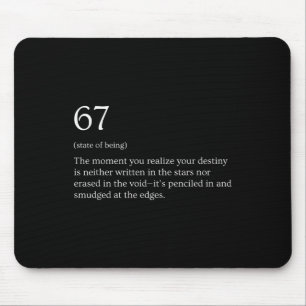67 Definition Meme _1  Mouse Pad