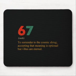67 Definition Meme Number 67 Is The New 42 Six Sev Mouse Pad