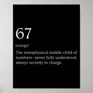 67 Definition Meme  Poster