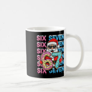 67 Donut Christmas Funny Six Seven Meme Santa Kids Coffee Mug