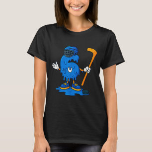 67 Drip Ice Cream Hockey Player  T-Shirt