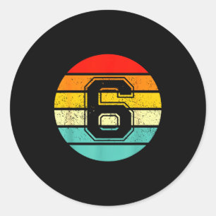 67 Drip Meme Funny 6 7 Costume Couple Retro  Classic Round Sticker