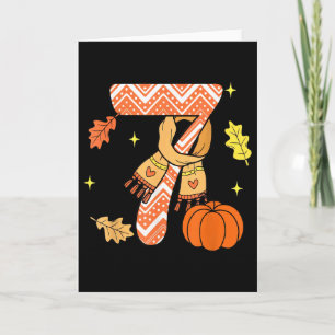 67 Fall Autumn Pumpkin Meme Funny Six Seven  Card