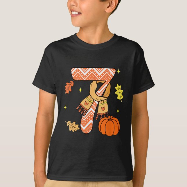 67 Fall Autumn Pumpkin Meme Funny Six Seven  T-Shirt (Front)