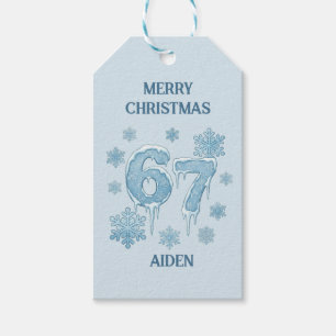 67 Funny 6 7 Six Seven Personalized Christmas Gift Tags