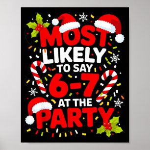 67 Funny Christmas Meme Most Likely To Say 67 At T Poster