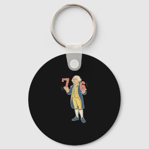 67 Funny George Washington Meme Six Seven Gen Alph Keychain