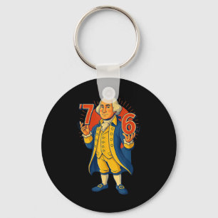 67 Funny George Washington Meme Six Seven Gen Alph Keychain