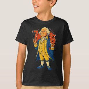 67 Funny George Washington Meme Six Seven Gen Alph T-Shirt