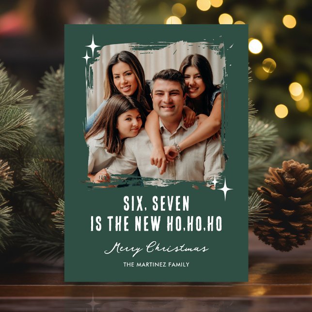 67 Funny Ho Ho Ho Photo Christmas Holiday Card (Creator Uploaded)