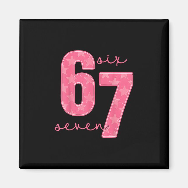 67 Funny Meme 1  Magnet (Front)