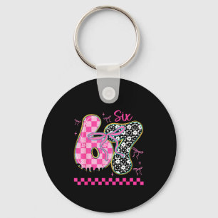 67 Funny Meme Filled With Hearts Six Seven Valenti Keychain