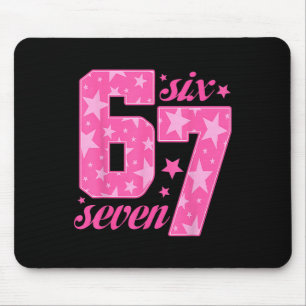 67 Funny Meme Pink Girl  Mouse Pad