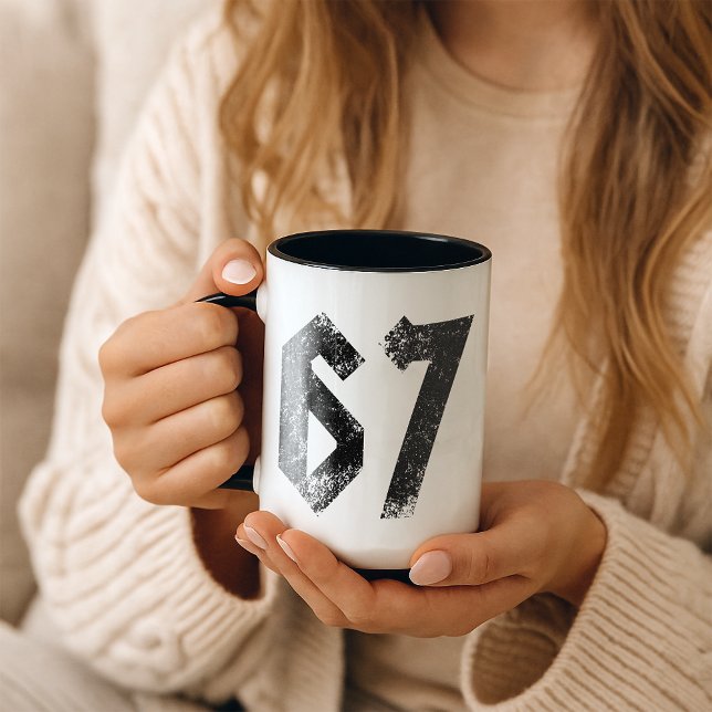 67 Funny Meme Six Seven Gen Alpha Mug (Creator Uploaded)