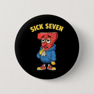 67 Funny Men Women Six Seven Humor Meme Brainrot S 2 Inch Round Button