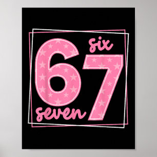 67 Funny Number 67 Birthday Meme  Poster